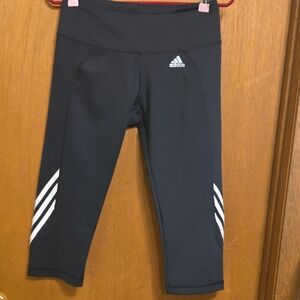 Adidas Black and White Track Pants